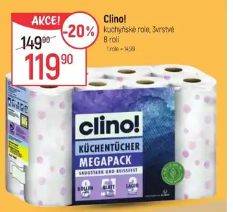 Globus Clino! kuchyňské role, 3vrstvé nabídka