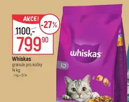 Globus Whiskas granule pro kočky nabídka