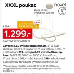 XXXLutz Závěsné LED svítidlo Birmingham nabídka