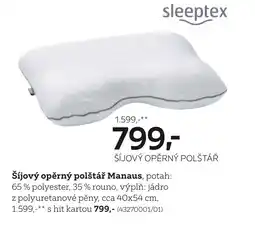 XXXLutz Šíjový opěrný polštář Manaus nabídka