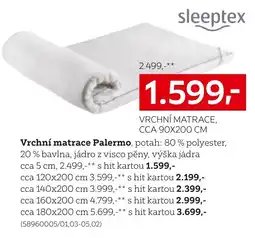 XXXLutz Vrchní matrace Palermo nabídka