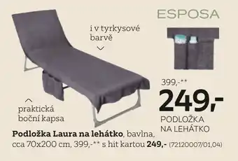 XXXLutz Podložka Laura na lehátko nabídka
