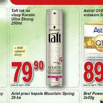 Lidl Taft lak na vlasy nabídka
