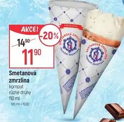Globus Smetanová zmrzlina nabídka