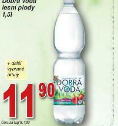 Lidl Dobrá voda lesní plody nabídka