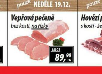 ZEMAN Vepřová pečeně bez kosti nabídka