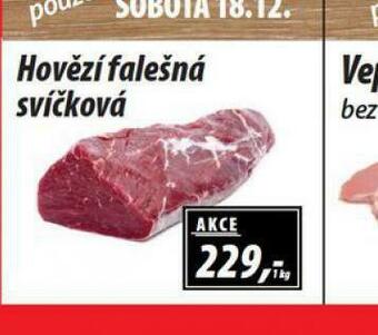 ZEMAN Hovězí falešná svíčková nabídka