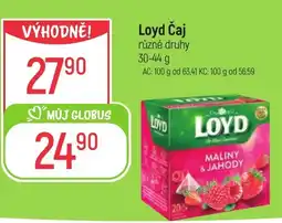Globus Loyd Čaj nabídka