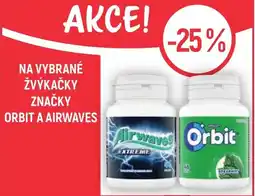Globus Na vybrané žvýkačky značky Orbit a Airwaves nabídka