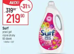 Globus Surf prací gel nabídka