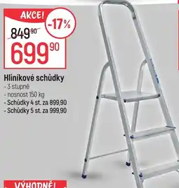 Globus Hliníkové schůdky nabídka