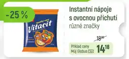 Globus Instantní nápoje s ovocnou příchutí nabídka