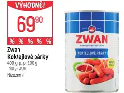 Globus ZWAN Koktejlové párky nabídka