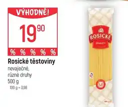 Globus Rosické těstoviny nevaječné nabídka
