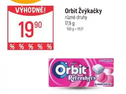 Globus Orbit Žvýkačky nabídka