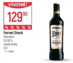 Globus FERNET STOCK Standard 23-30% nabídka