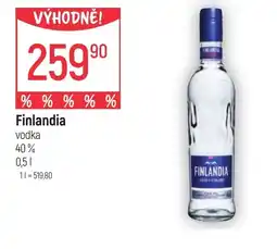Globus FINLANDIA vodka 40% nabídka