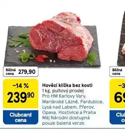 Tesco Hovězí kližka bez kosti nabídka