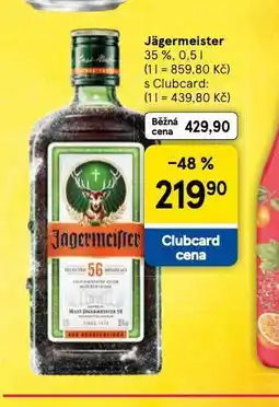 Tesco Jägermeister nabídka