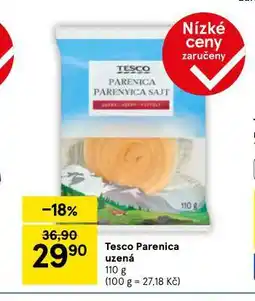 Tesco Parenica uzená nabídka