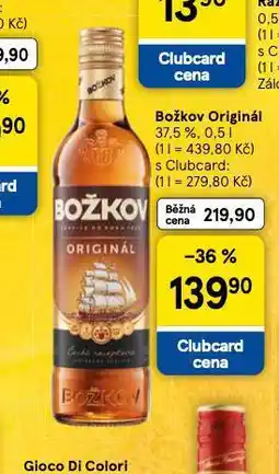 Tesco Božkov originál nabídka