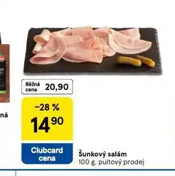 Tesco Šunkový salám nabídka