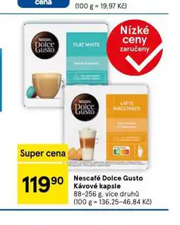 Tesco Nescafí dolce gusto kávové kapsle nabídka
