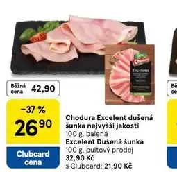 Tesco Chodura dušená šunka excelent nejvyšší jakosti nabídka