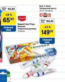 Tesco Koh-i-noor temperové barvy nabídka