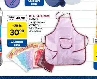 Tesco Zástěra na výtvarnou výchovu nabídka