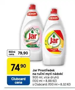 Tesco Jar prostředek na nádobí nabídka