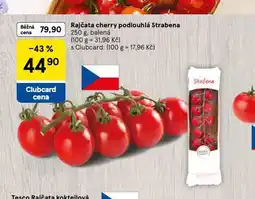 Tesco Rajčata cherry podlouhlá strabena nabídka