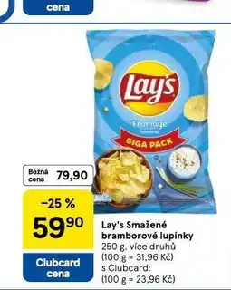 Tesco Lay´s smažené bramborové lupínky nabídka