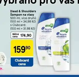 Tesco Head&shoulders šampon nabídka