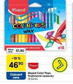 Tesco Maped color peps trojhranné voskovky nabídka