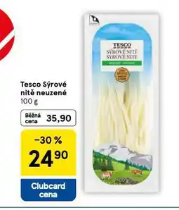 Tesco Sýrové nitě uzené nabídka
