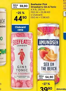 Tesco Beefeater pink strawberry gin &tonic nabídka
