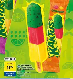 Tesco Nestlé kaktus claasic jahoda citrón vodová zmrzlina nabídka