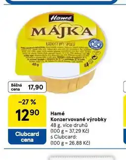 Tesco Hamé konzervované výrobky nabídka