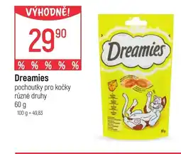 Globus Dreamies pochoutky pro kočky nabídka