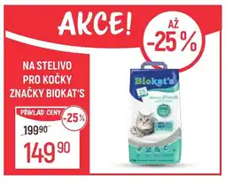 Globus Na stelivo pro kočky značky Biokat's nabídka