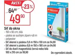 Globus Síť do okna nabídka