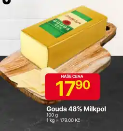 Hruška Gouda 48% Milkpol nabídka