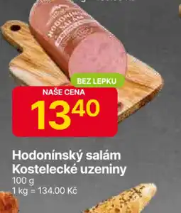 Hruška Hodonínský salám Kostelecké uzeniny nabídka