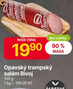Hruška Opavský trampský salám Bivoj nabídka