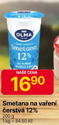 Hruška OLMA Smetana na vaření čerstvá 12% nabídka