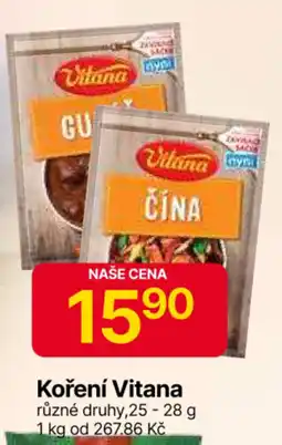 Hruška Koření Vitana nabídka