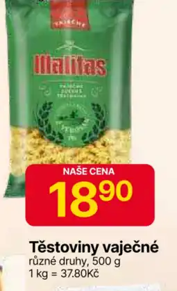 Hruška Těstoviny vaječné nabídka