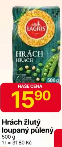 Hruška LAGRIS Hrách žlutý loupaný půlený nabídka