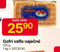 Hruška Gofri vafle vaječné nabídka